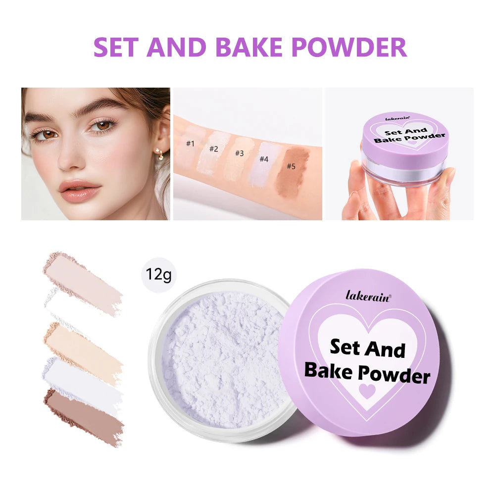 Oil-Control Matte Setting and Baking Powder