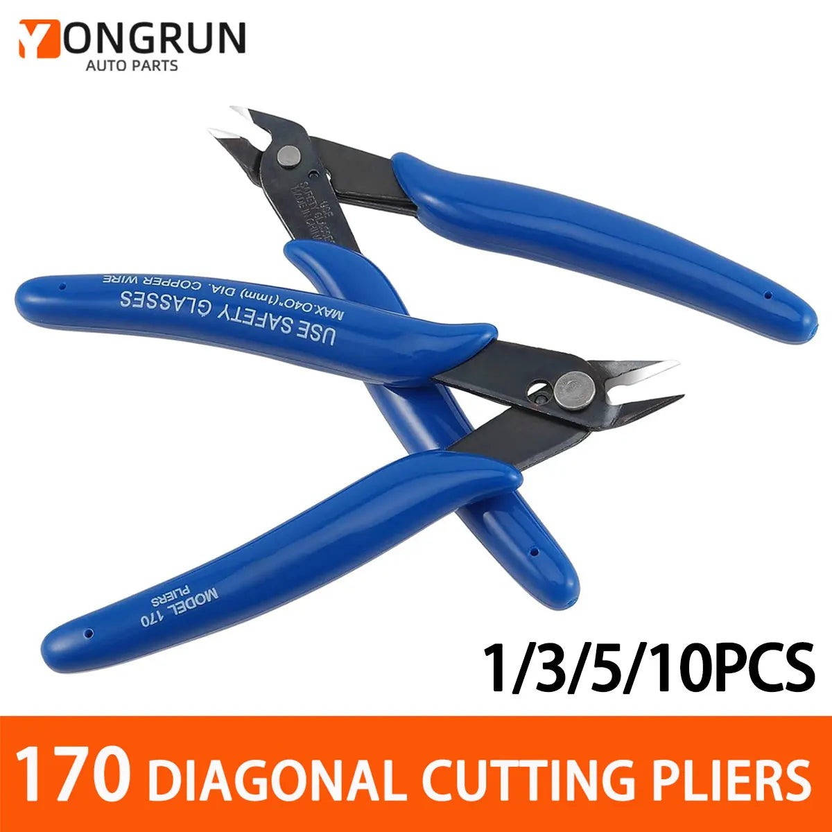 Precision Diagonal Cutting Pliers for Electronics and Crafting - 1