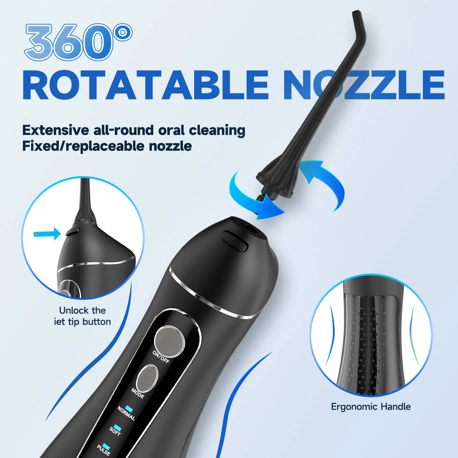 Portable Electric Water Flosser for Teeth Cleaning - 5