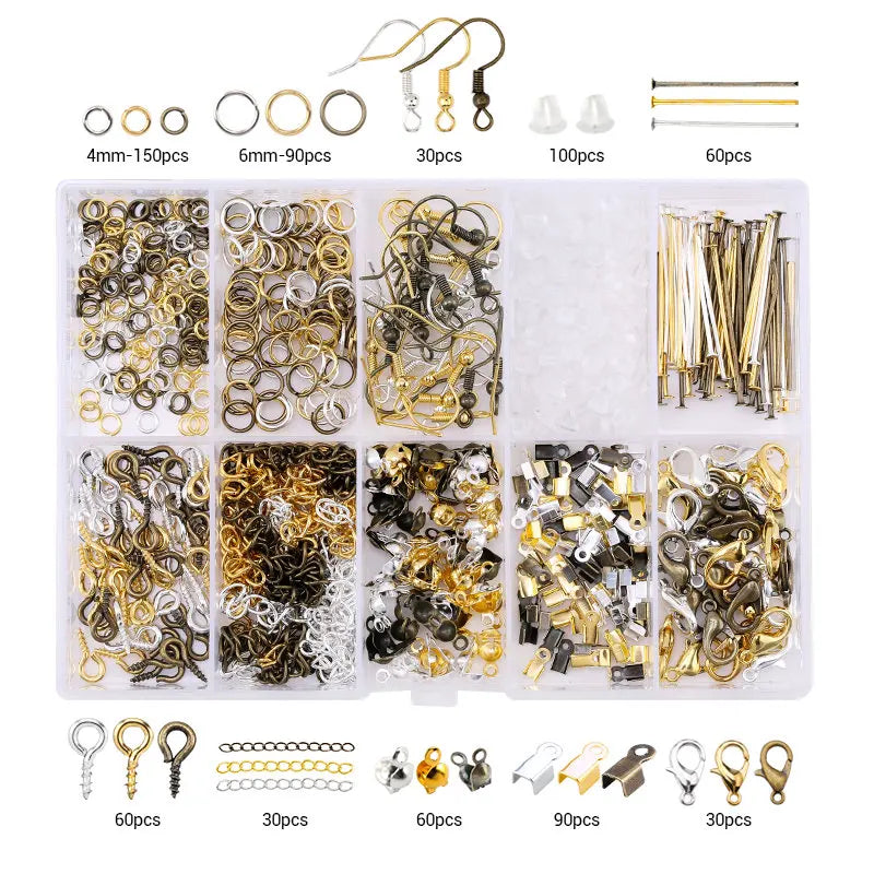 Jewelry Making and Repair Tool Kit with Findings - 7