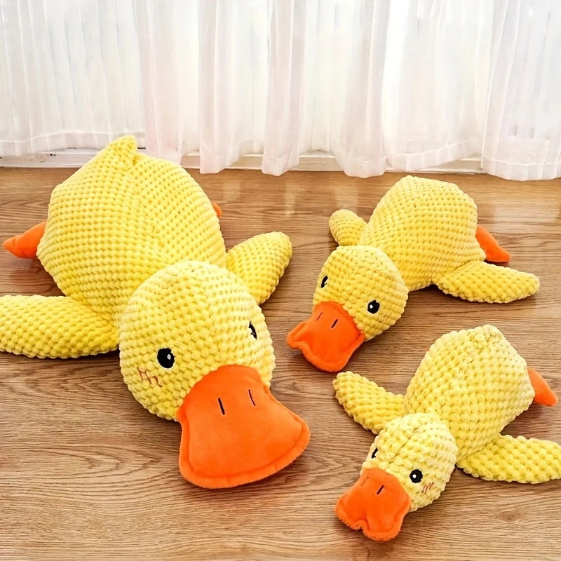 Calming Plush Duck Toy for Dogs
