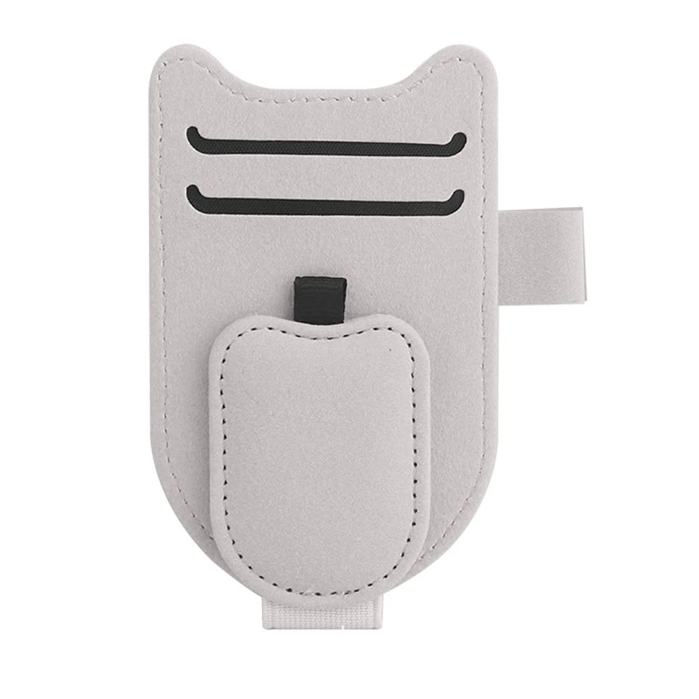 Magnetic Car Sun Visor Sunglasses and Ticket Holder