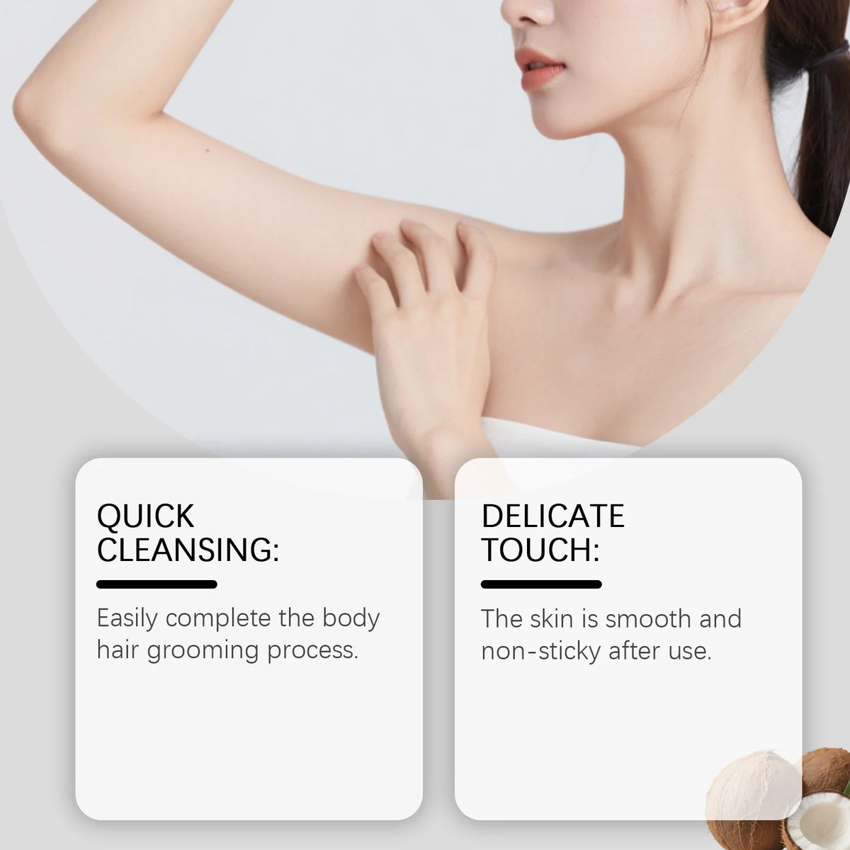Painless Gentle Hair Removal Spray for Body and Underarms