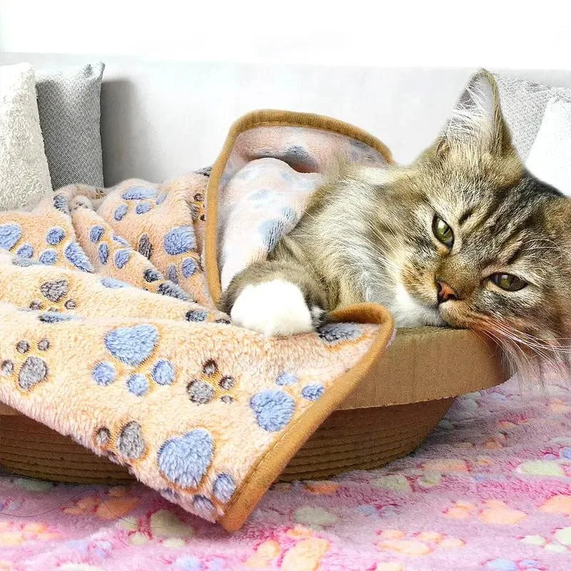 Soft Fluffy Fleece Pet Blanket for Dogs and Cats - 14
