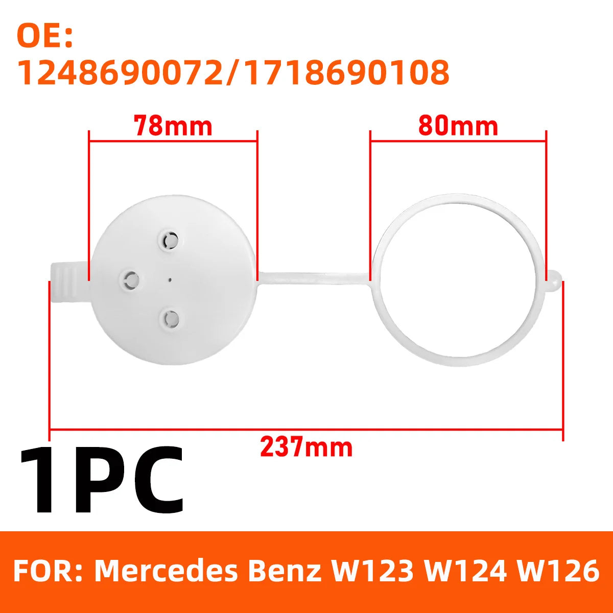 Windshield Washer Fluid Reservoir Tank Cap Cover