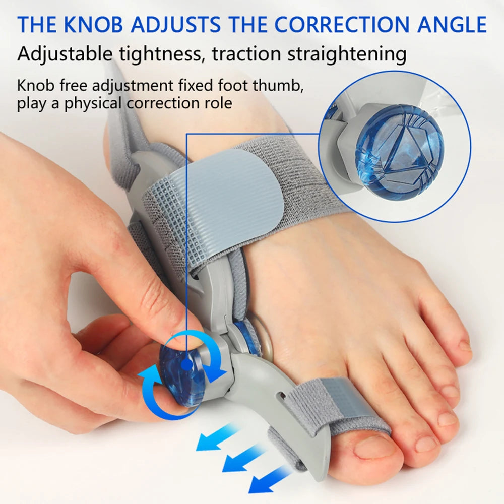 Adjustable Bunion Corrector and Toe Straightener Brace