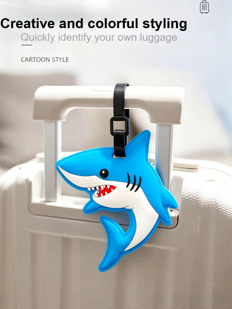 Shark Luggage Tag for Travel Identification