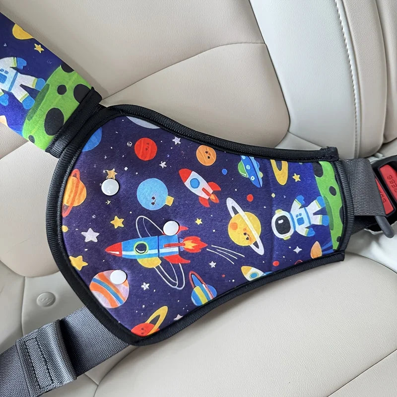 Adjustable Car Seat Belt Comfort Pad for Kids