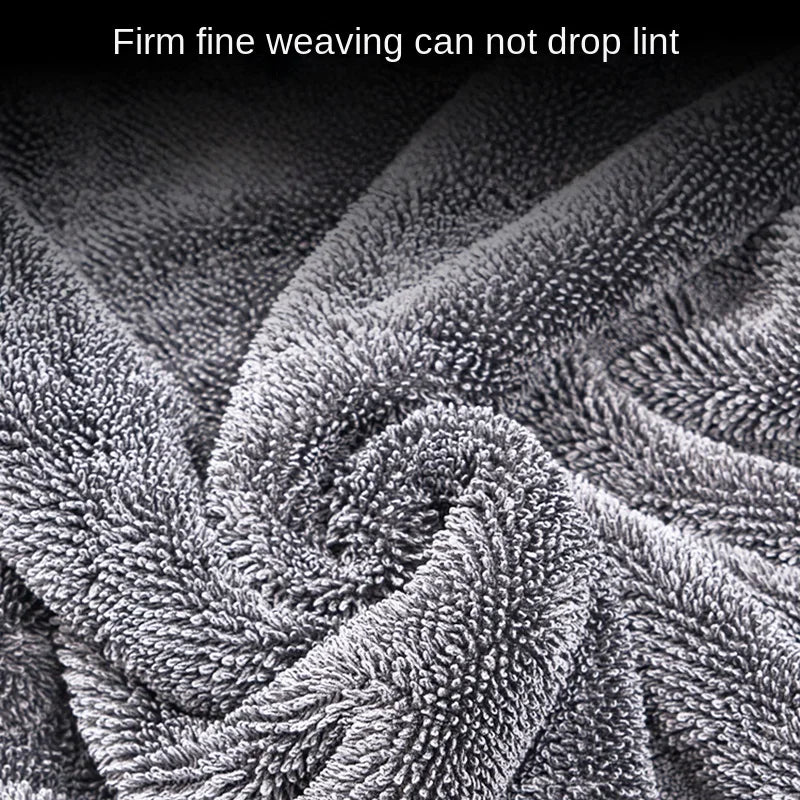 Extra Large Microfiber Car Drying Towel 160x60cm Absorbent Wash Cloth