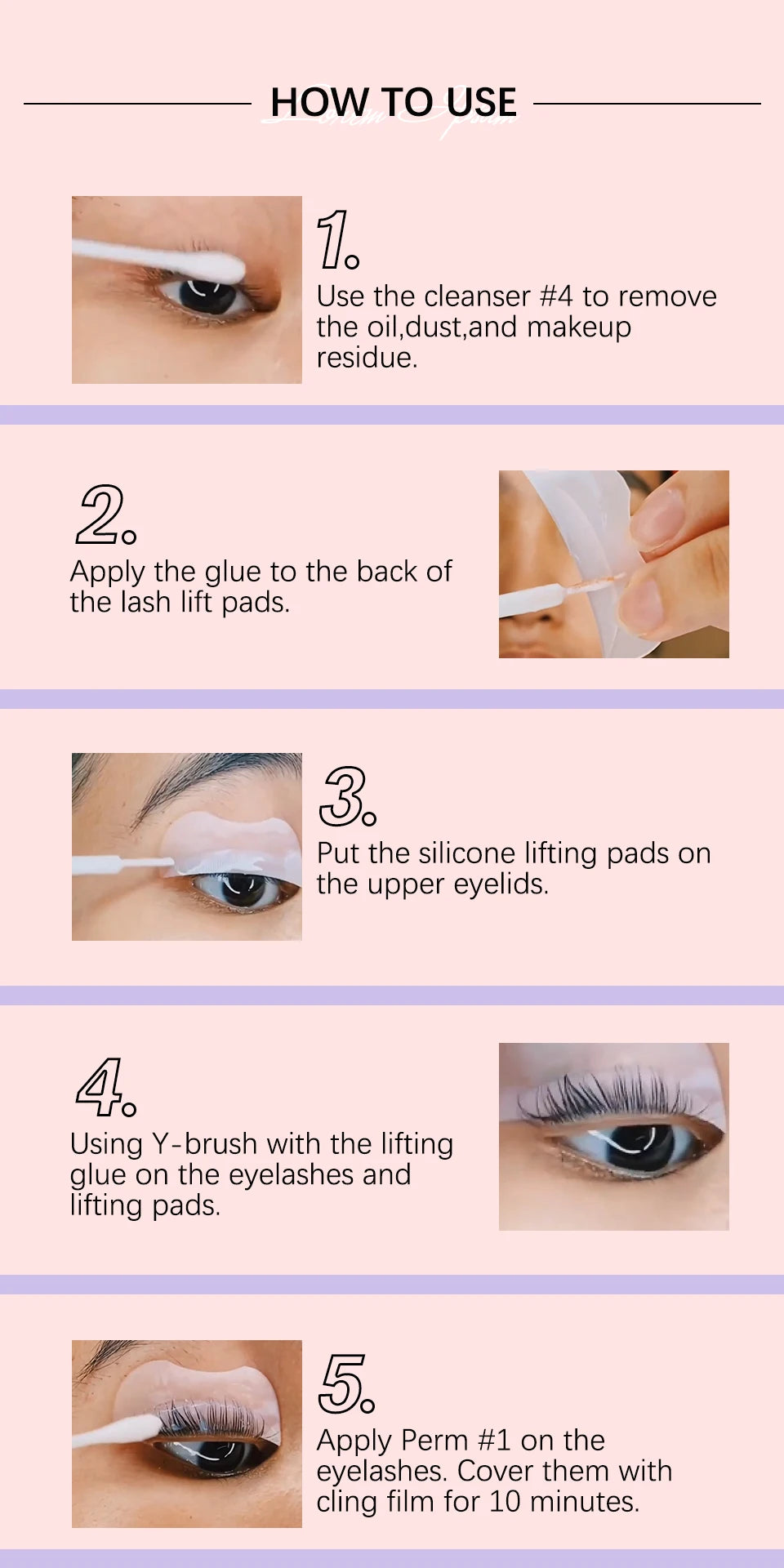 Professional Eyelash Lifting and Curling Perm Kit - 12