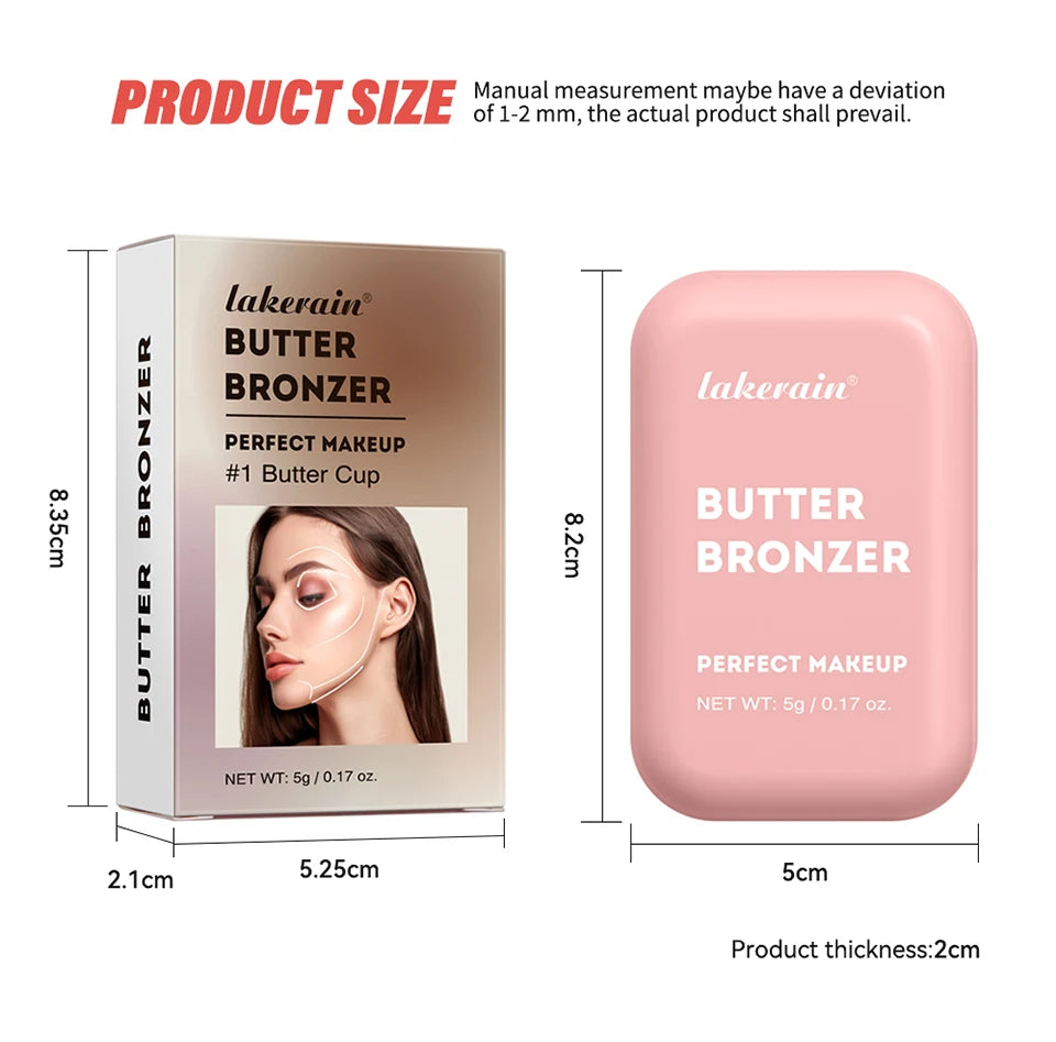 Waterproof Butter Bronzer for Face Contouring