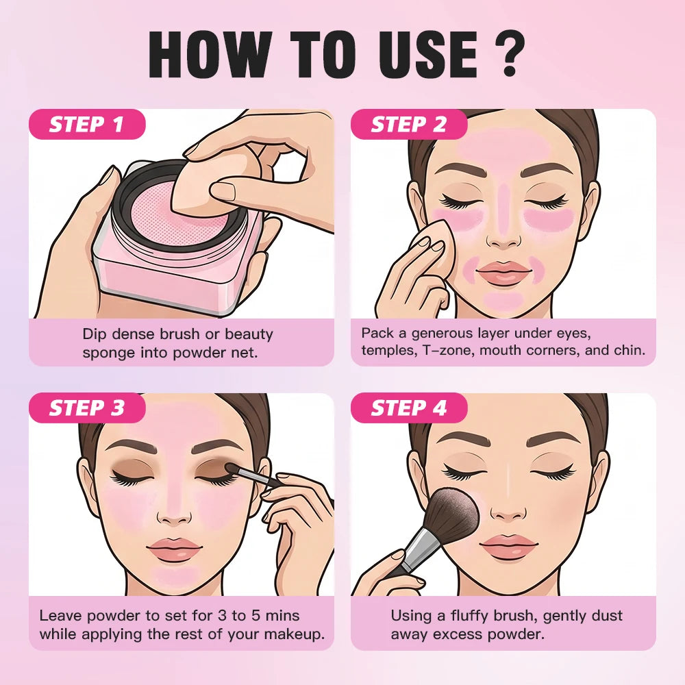 Matte Oil-Control Loose Setting Powder