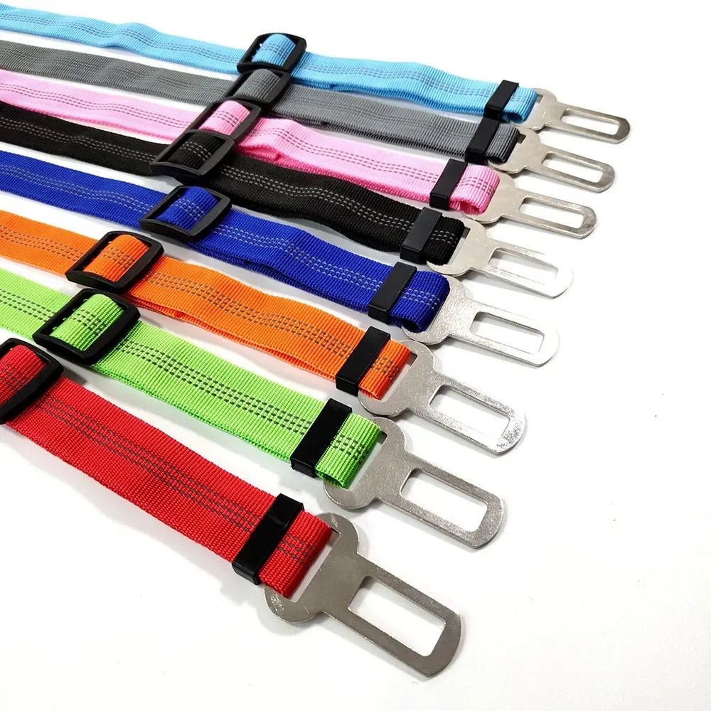 Reflective Adjustable Dog Seat Belt for Car Travel - 10