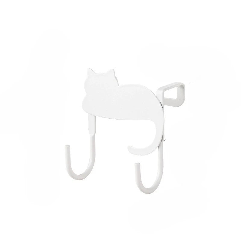 Cute Cat Over-the-Door Cabinet Organizer Hooks - 12