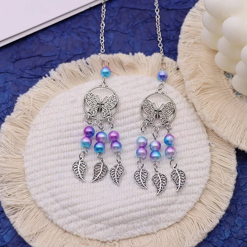 Dreamcatcher Moon and Star Rearview Mirror Car Pendant
