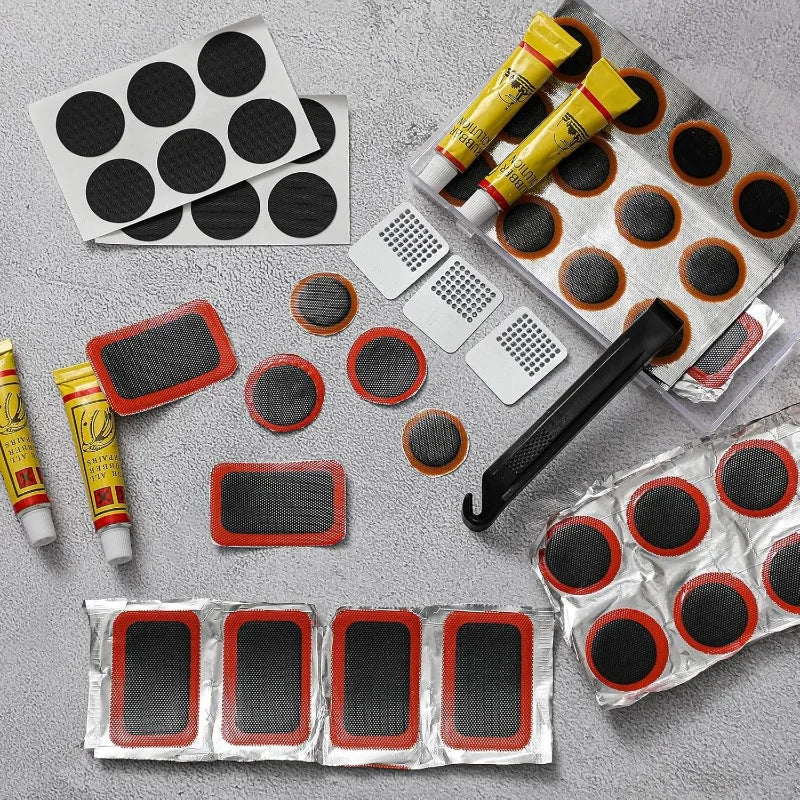 Bicycle and Motorcycle Tire Puncture Repair Kit