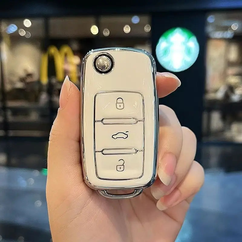 Protective TPU Remote Key Fob Case for Volkswagen Skoda and Seat - 5
