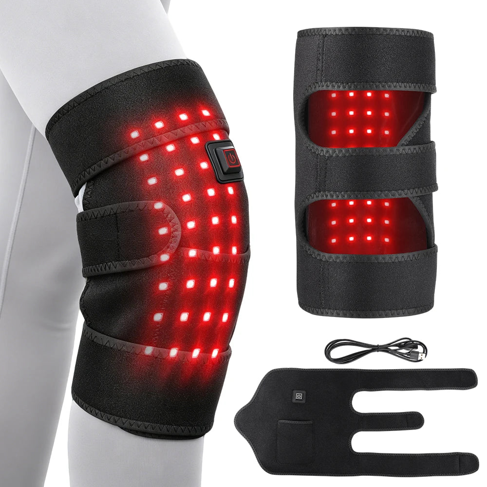 Heated Red Light Therapy Knee Brace for Joint and Muscle Relief