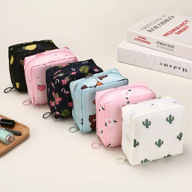 Portable Multi-Functional Sanitary Napkin and Travel Storage Pouch