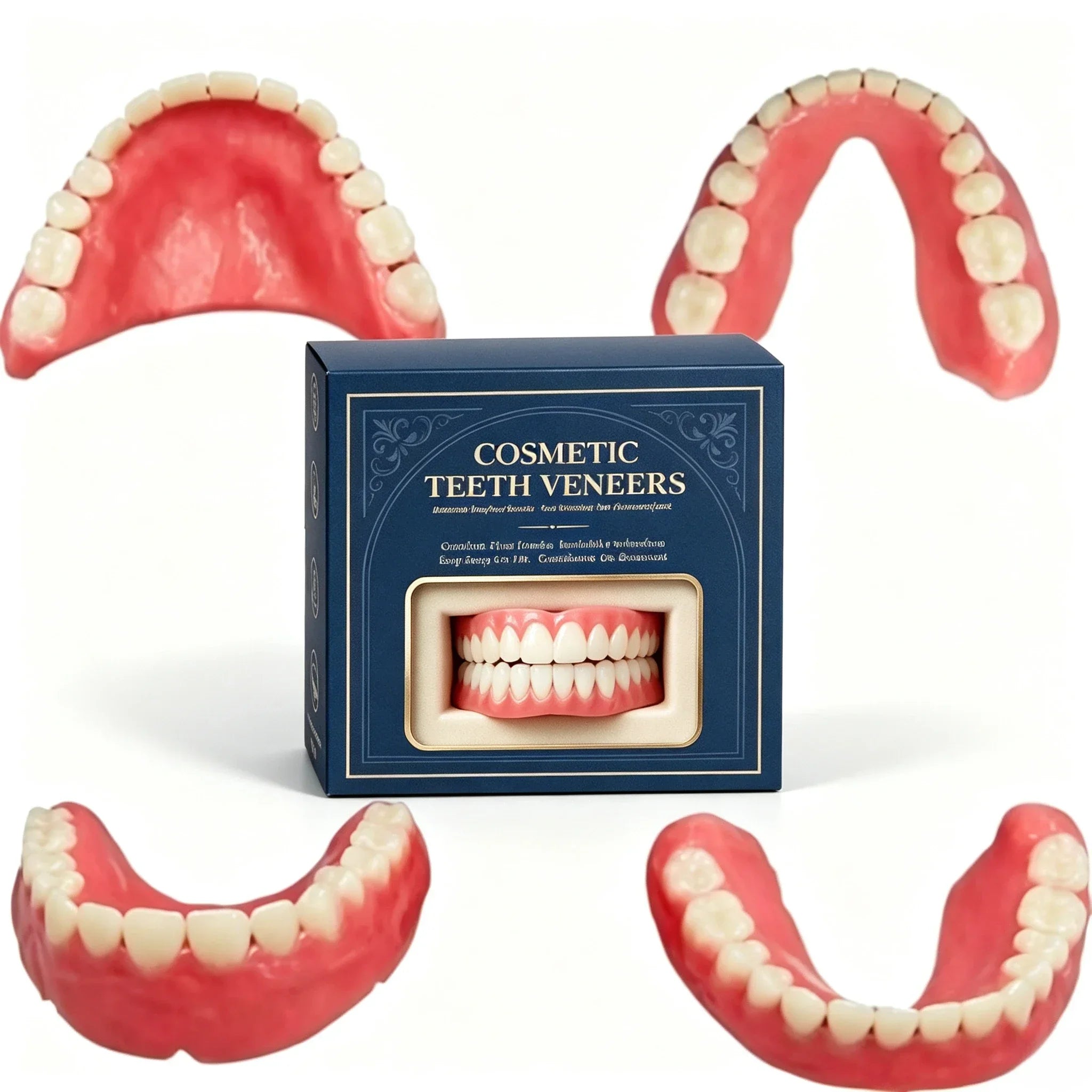 Comfortable Cosmetic Denture Set with Storage Case - 8