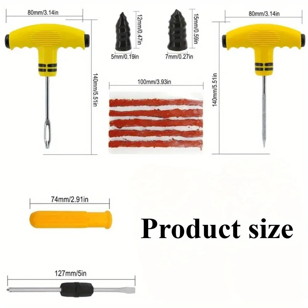Emergency Tire Puncture Repair Kit for Vehicles