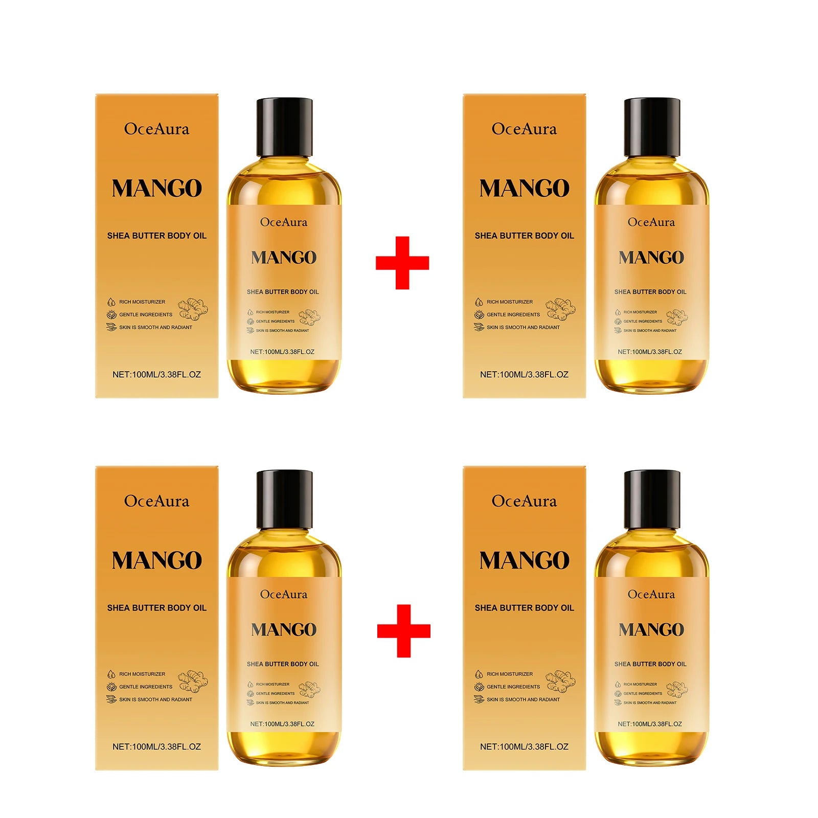 Mango Shea Butter Nourishing Body Oil for Dry Skin - 13