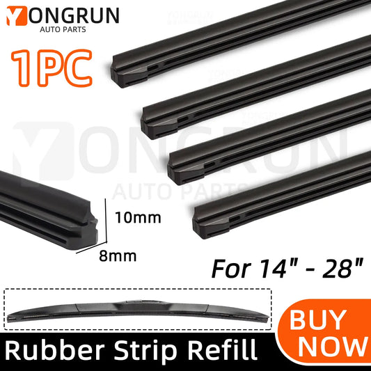 Universal Car Windshield Wiper Blade Rubber Refill Strip