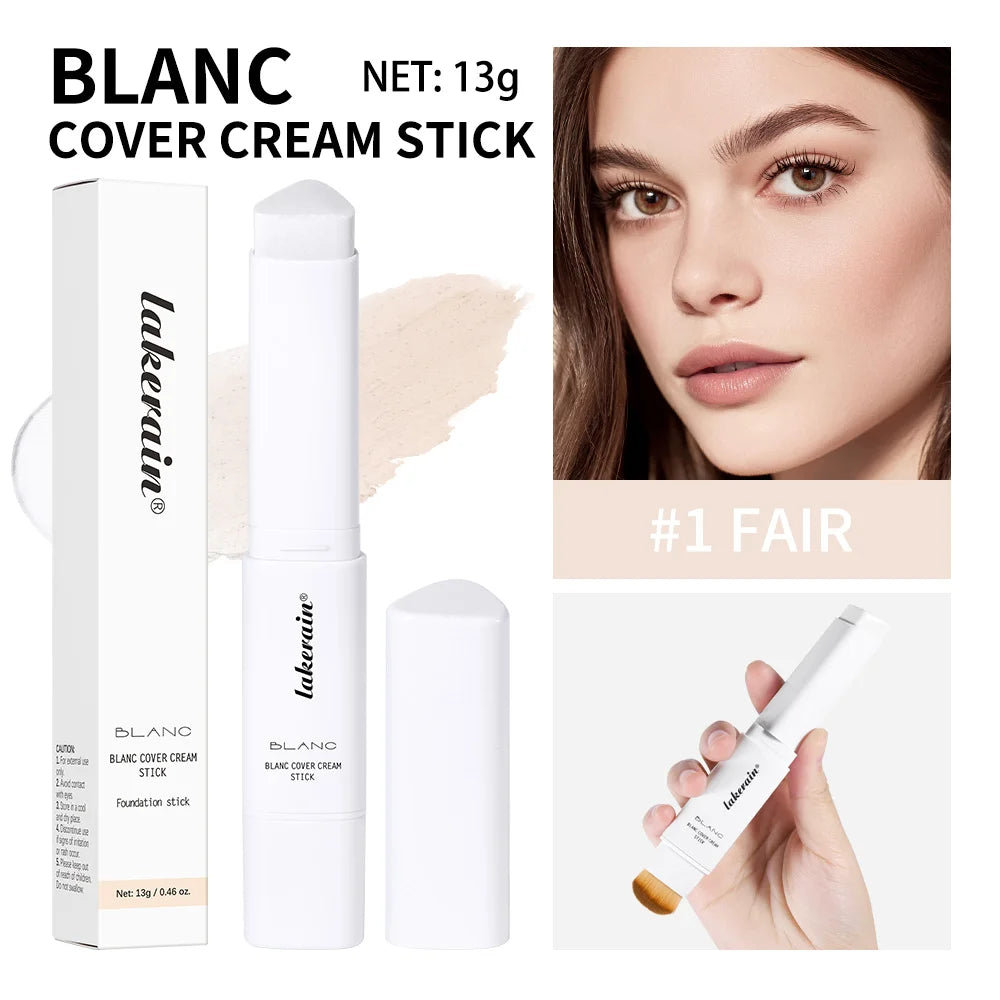 Full Coverage Cream Foundation Stick with Detachable Brush - 21