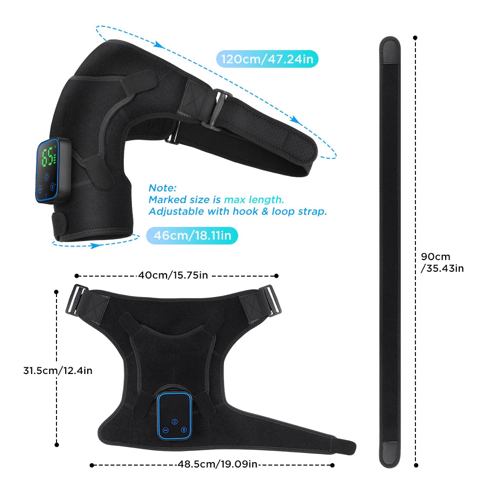Wireless Smart Shoulder Heating Massager with Vibration
