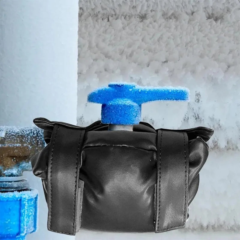 Outdoor Faucet Cover Winter Freeze Protection Insulated Guard - 4