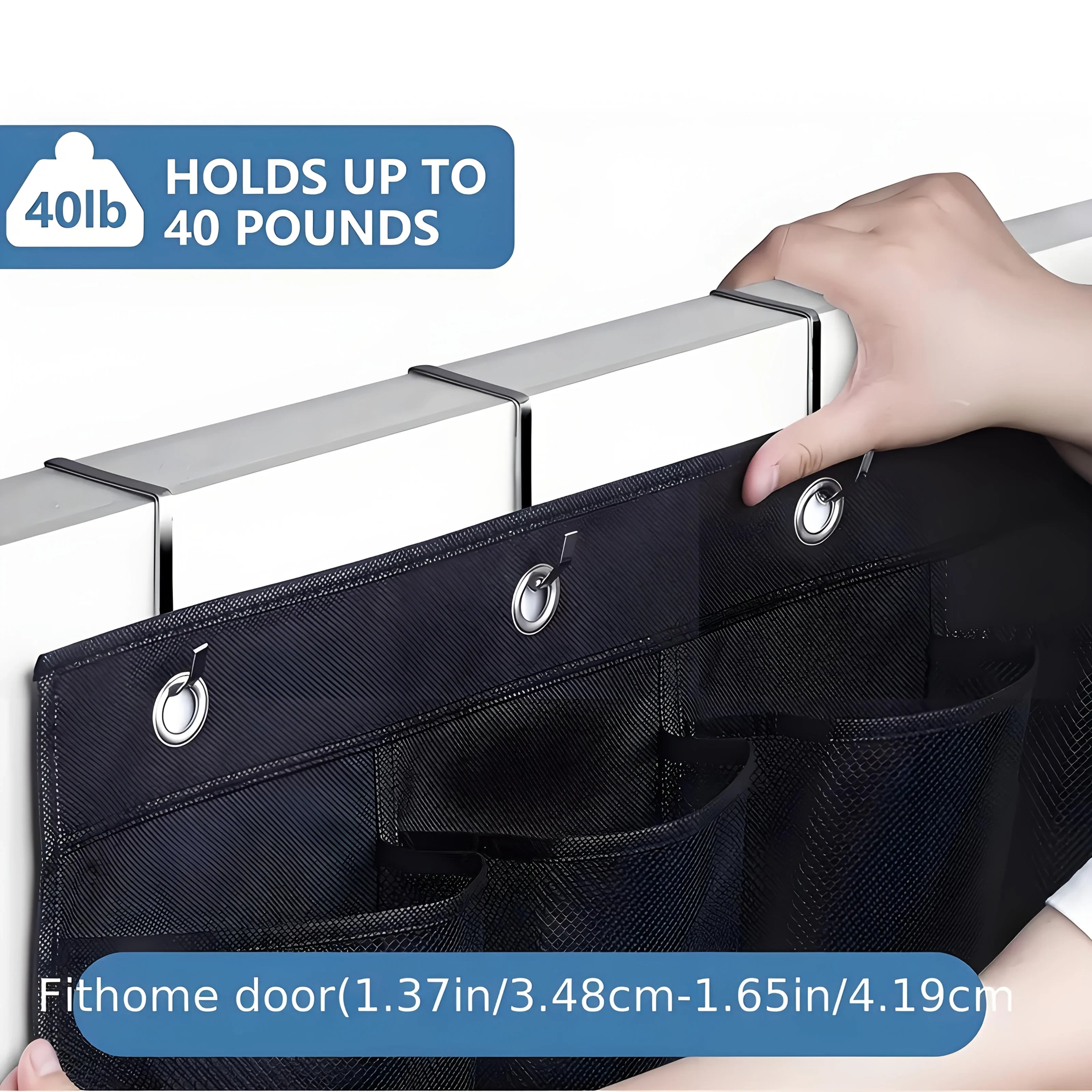 Over-the-Door Hanging Shoe and Accessory Organizer - 10