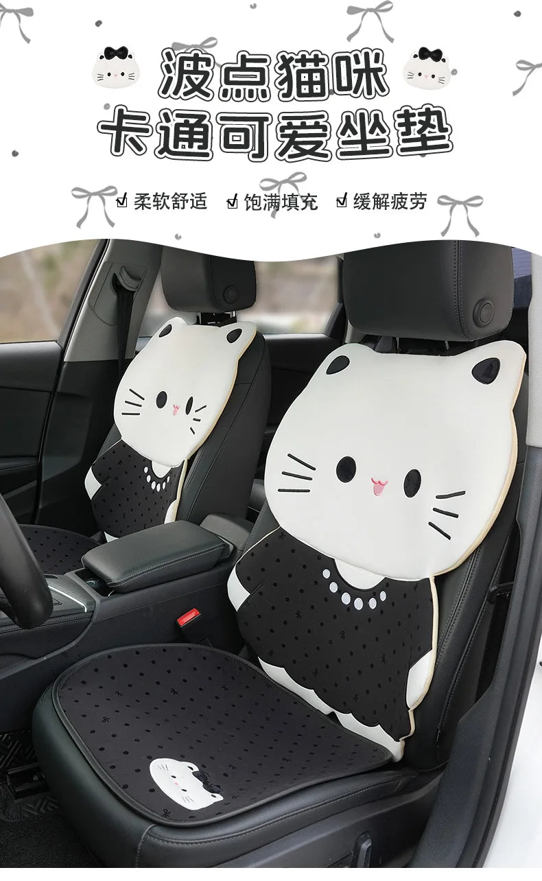 Cute Cat Style Universal Car Seat Cushion Cover - 6