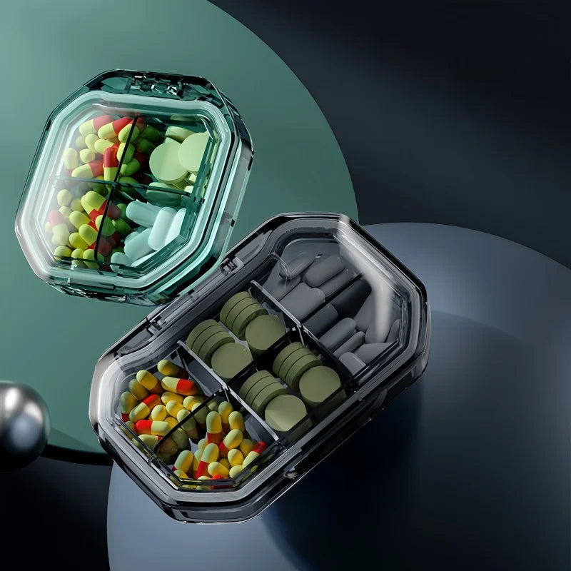 Portable Moisture-Proof Daily Pill Storage Organizer