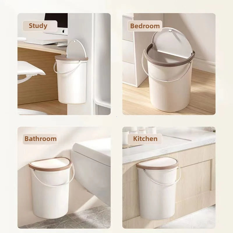 Wall-Mountable Trash Bin for RV, Camping, and Kitchen