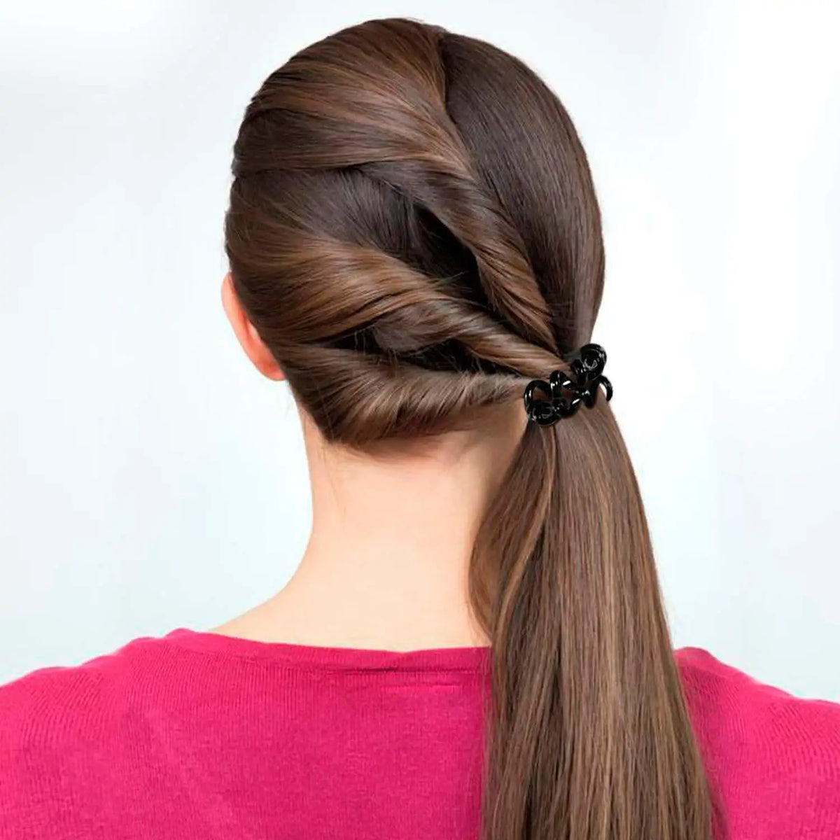 100PCS Telephone Wire Hair Ties Elastic Spiral Ponytail Holders