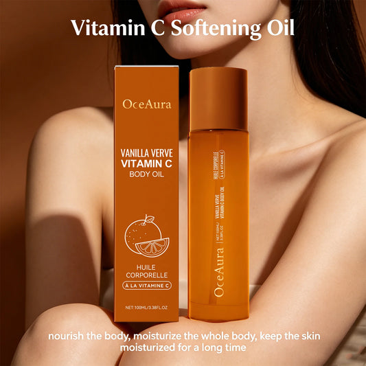 Brightening Vitamin C Body Oil for Hydrated Glowing Skin