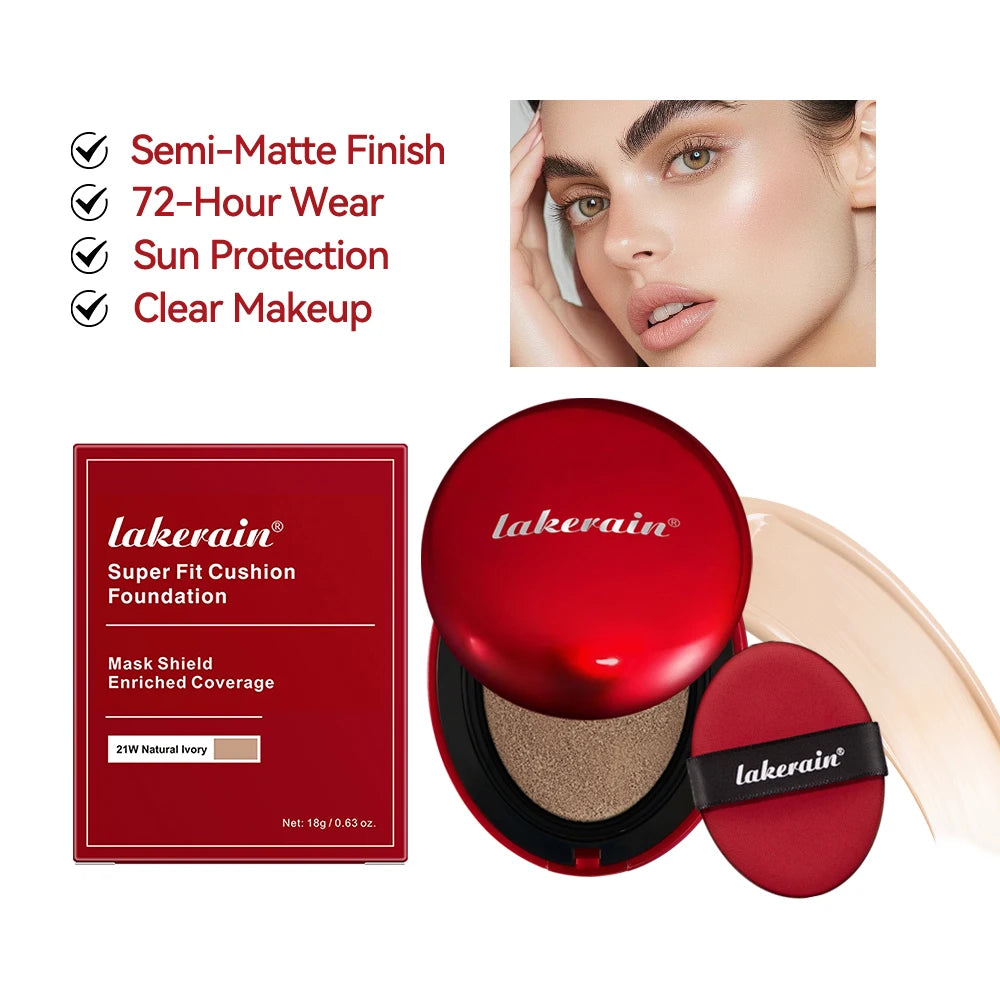 Long-Lasting Air Cushion Foundation with SPF and Matte Finish - 1