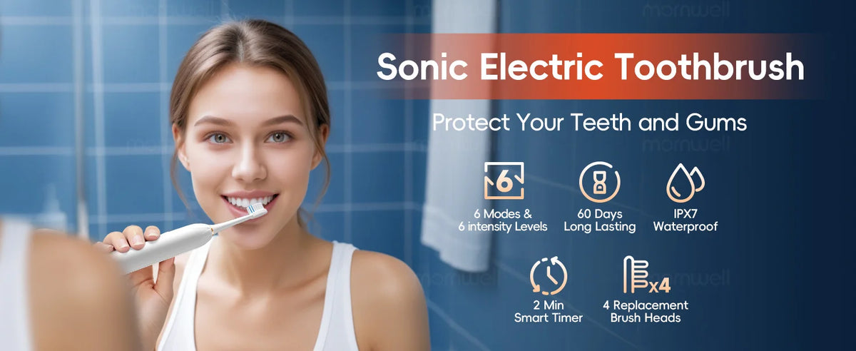Portable Oral Irrigator and Electric Toothbrush 2-in-1 Combo Kit