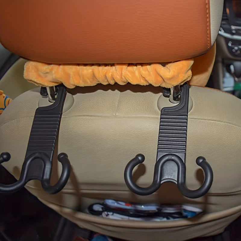 Multifunctional Hidden Car Seat Headrest Hooks - 2