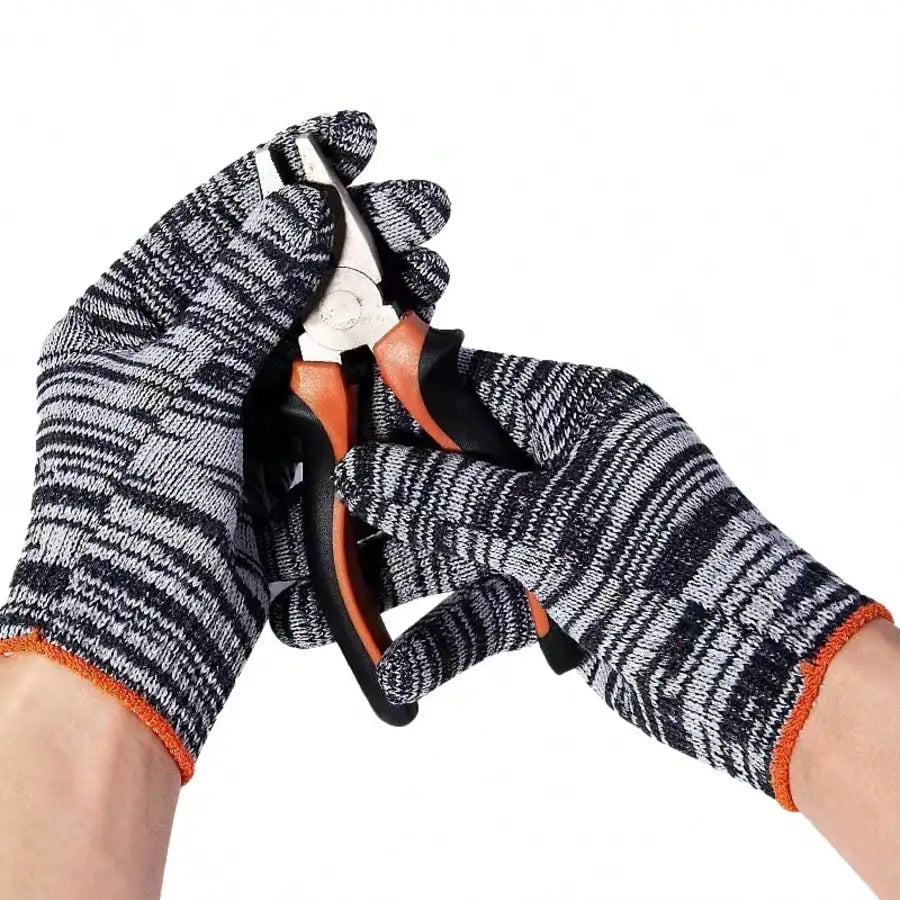 Knitted Polyester Safety Work Gloves for Industrial and Construction