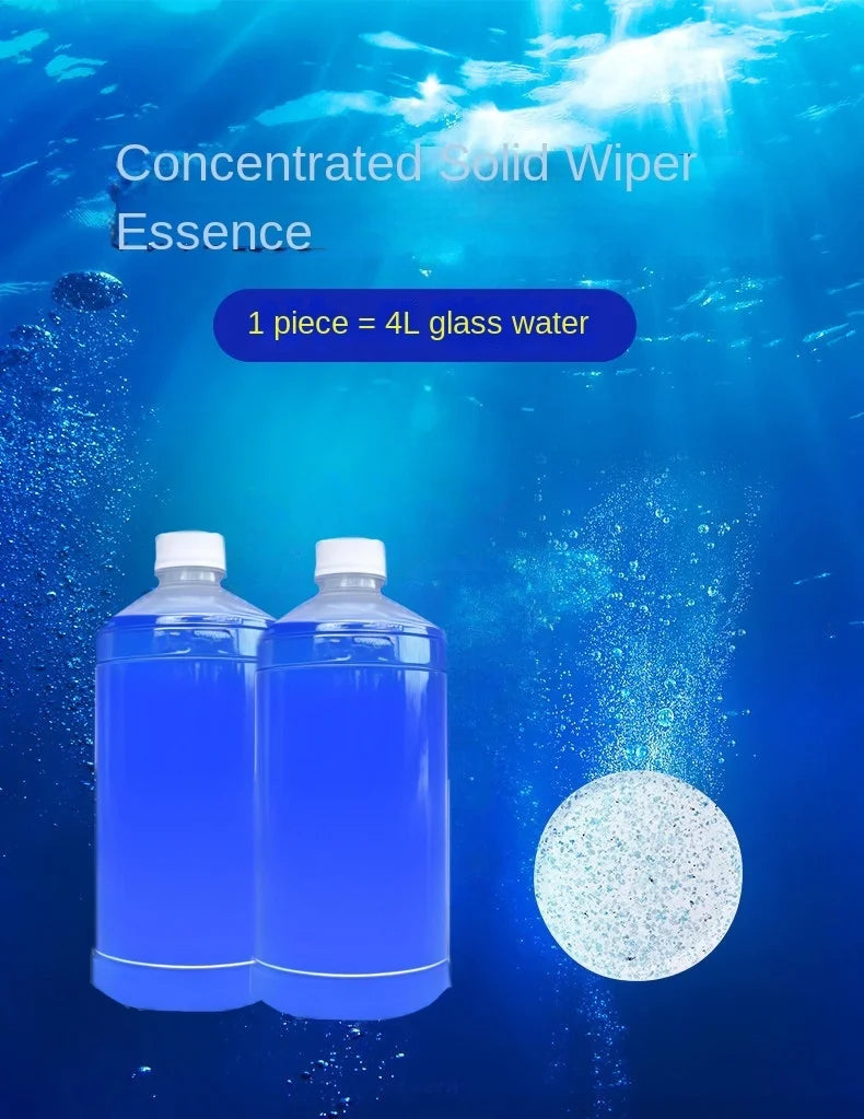Concentrated Windshield Washer Fluid Effervescent Tablets