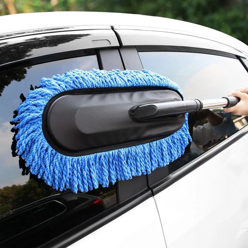 Adjustable Microfiber Car Wash Mop and Cleaning Duster Kit - 15