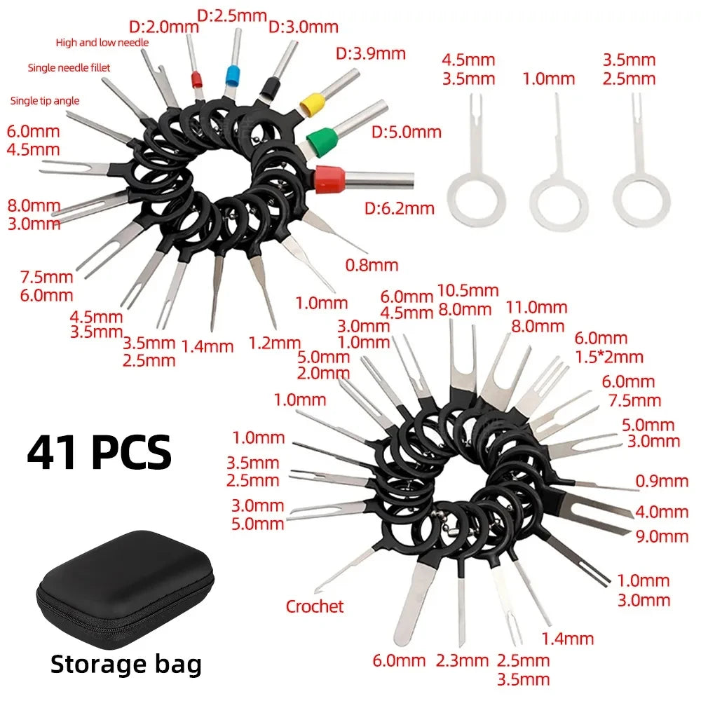 Car Terminal Removal Tool Kit Pin Ejector Wire Connector Extractor
