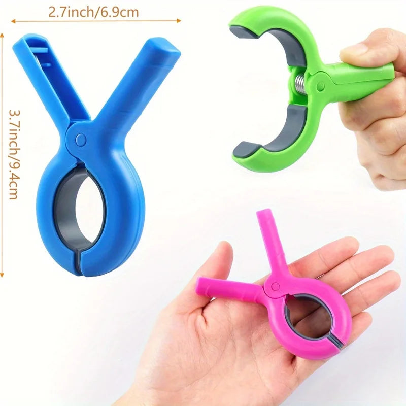 Heavy-Duty Beach Towel Clips for Pool Chairs and Cruises - 5