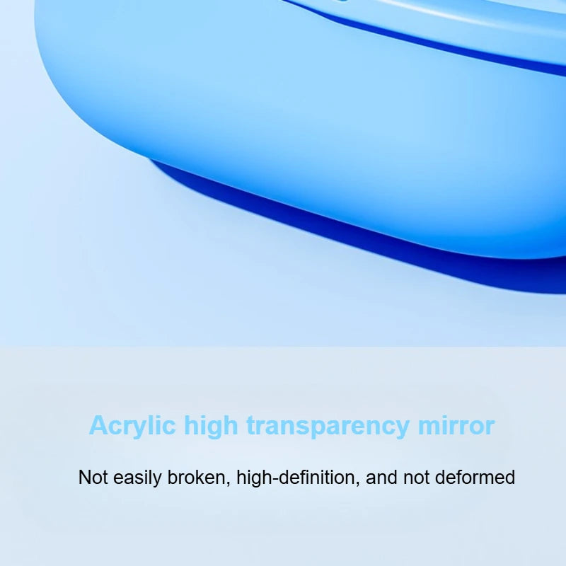Portable Retainer Case with Mirror and Drain Basket