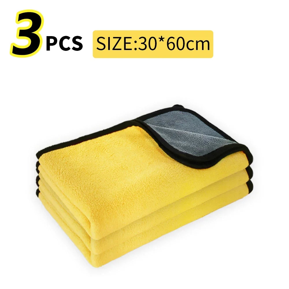 Absorbent Microfiber Car Wash and Detailing Towel