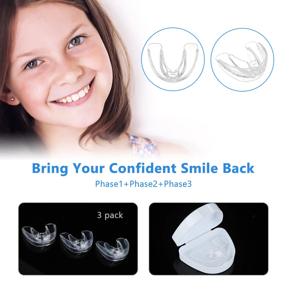 3-Stage Kids Teeth Alignment and Orthodontic Trainer Set - 3