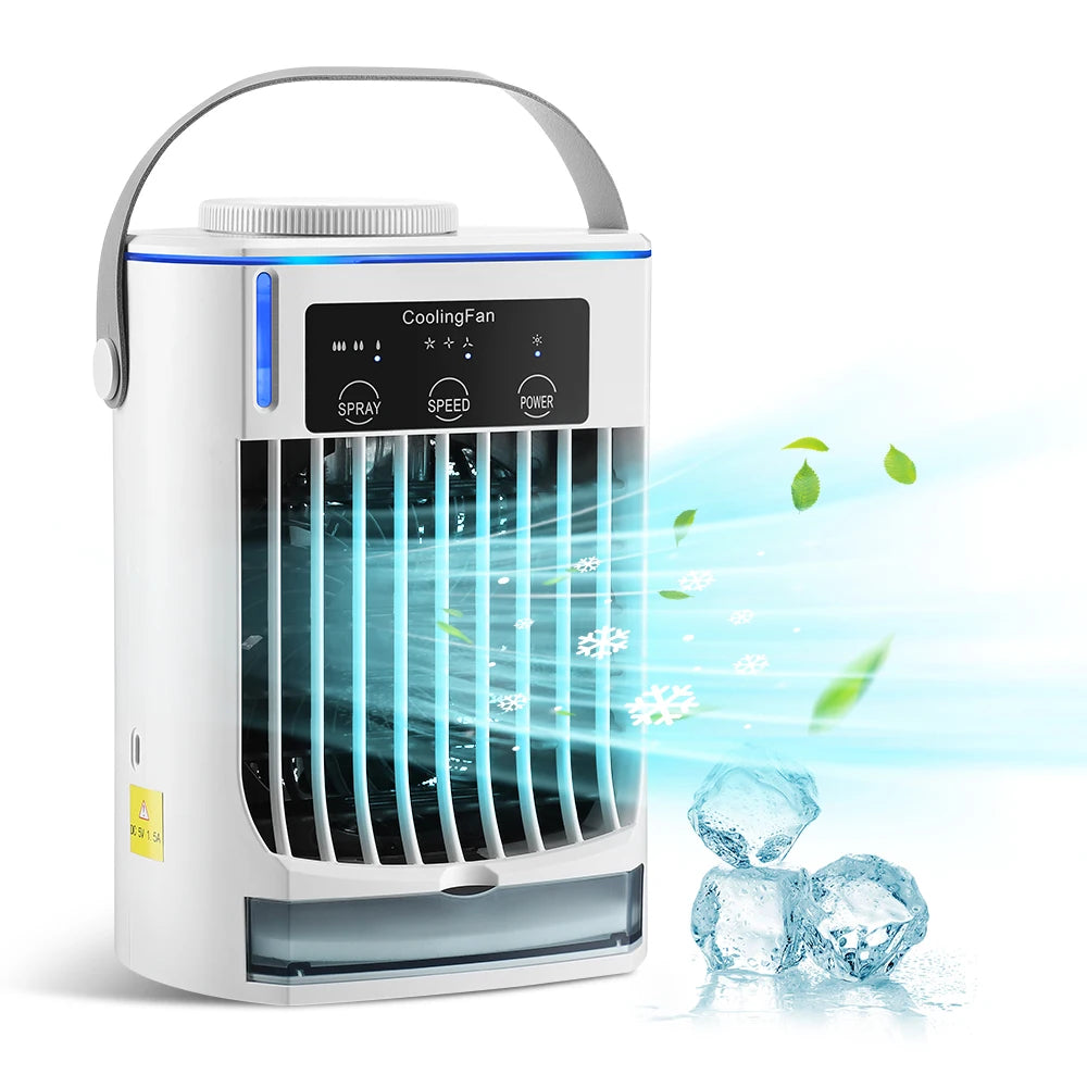 3-in-1 Portable Desktop Air Cooler and Humidifier Fan - 17