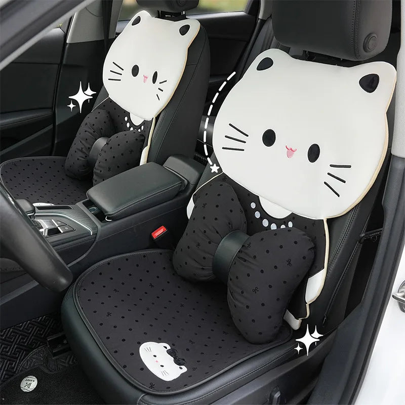 Cute Cat Style Universal Car Seat Cushion Cover - 3