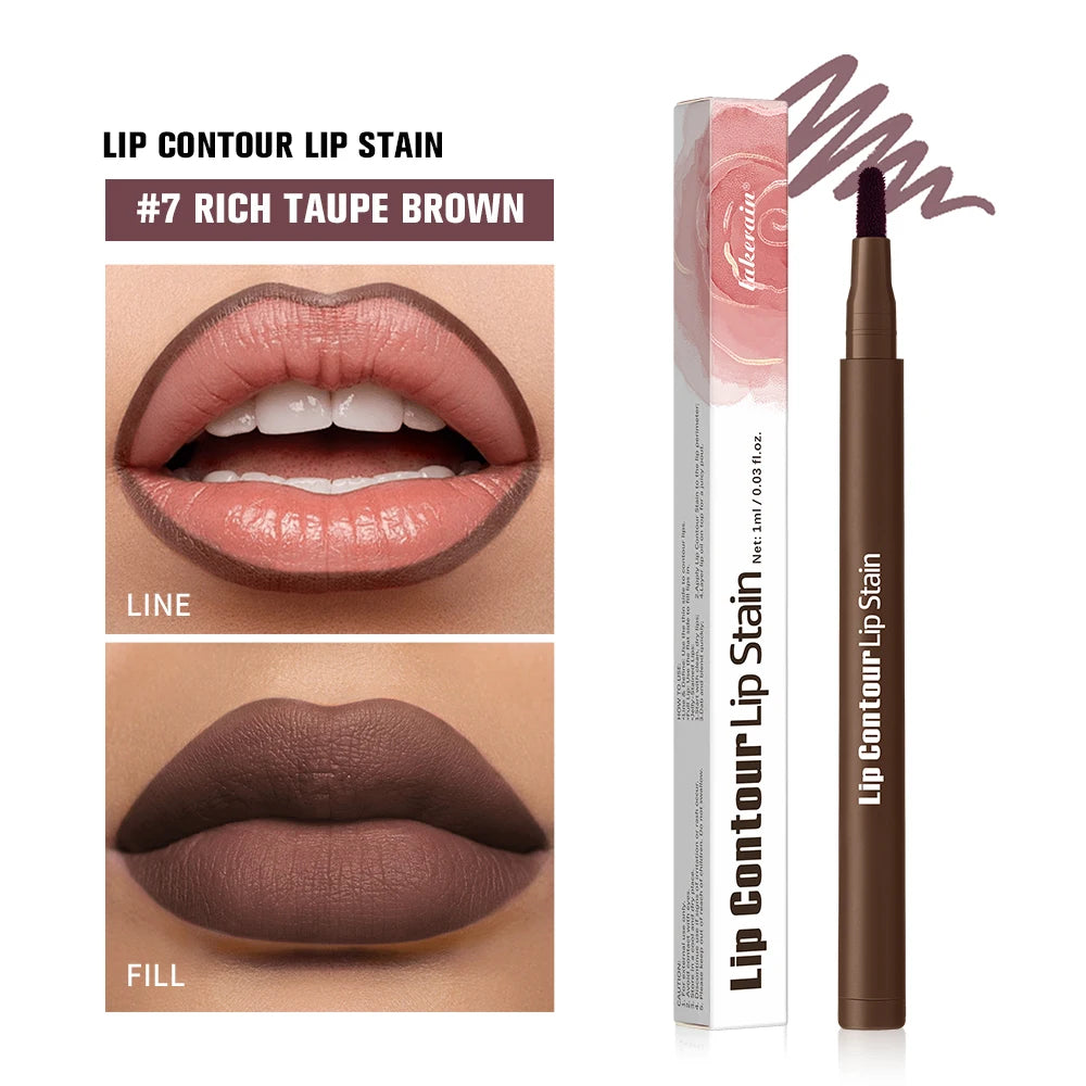 Dual-Ended Matte Lip Contour Stain and Liner Pencil - 39